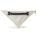 Kate Sheridan Triangle Hand Through Leather Clutch Bag - White