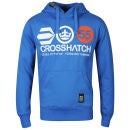 Crosshatch Men's Ashlands Printed Hoody - Imperial Blue
