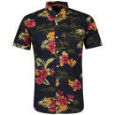 Soul Star Men's Hawaii Shirt - Navy