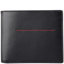 Bill Amberg Classic Leather Hip Wallet - Black/Red