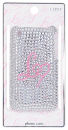 Lipsy Bling Encrusted iPhone Case - Silver