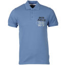 Jack & Jones Men's East Polo Shirt - Federal Blue