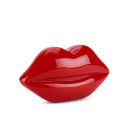 Lulu Guinness Red Lips Perspex Clutch - Red