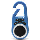 ION Audio Clipster Bluetooth Lautsprecher mit integriertem Clip, blau