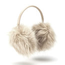 Ted Baker Faux Fur Earmuffs - Taupe