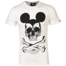 Rum Knuckles Men's Mick Skull Graphic T-Shirt - White