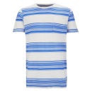 Jack & Jones Originals Men's Luke T-Shirt - Cloud Dancer/Blue Stripe