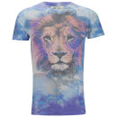 Brave Soul Men's Scar Lion T-Shirt - White