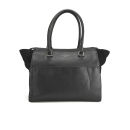 Paul's Boutique Brooke Leather Tote Bag - Black