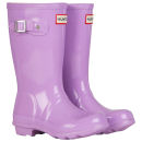 Hunter Kids' Original Gloss Wellington Boots - Wisteria