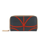 Etc by Orla Kiely Big Zip Wallet - Navy