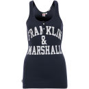 Franklin Marshall Women's Ribbed Vest Top - Navy
