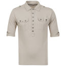 D-Struct Men's Military Polo-Shirt - Taupe