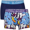Bjorn Borg Men's Shorts 2-Pack - Orange Popsicle