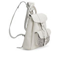 Grafea Wild at Heart Leather Backpack - White
