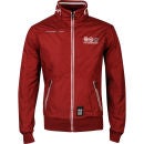 Crosshatch Men's Header Nylon Jacket - Burgundy