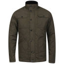 Brave Soul Men's Exchange Quilted Jacket - Khaki