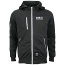Crosshatch Men's Stanhope Hooded Track Jacket - Dark Shadow