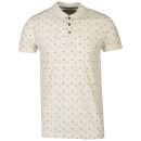 Brave Soul Men's Uranium Polo Shirt - Ecru Marl