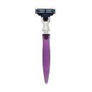 eShave 3 Blade Razor Nickel - Purple