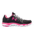 Under Armour Women's Micro G Engage Running Shoes - Black/White/Neo Pulse