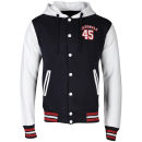 Catskill Men's Track Hooded Sweatshirt - Navy