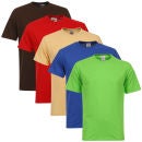 Fruit of the Loom/ Jerzees Men's 5-Pack T-Shirts - Medium