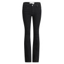 Victoria Beckham Women's Flare Mid Rise VB108 Jeans - Solid Black
