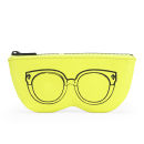 Rebecca Minkoff Leather Sunglasses Pouch - Acid Yellow