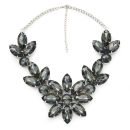 Impulse Women's Flower Gem Necklace - Green