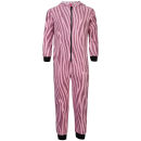 Sleepwear By Tom Franks Girls' Micro Fleece Animal Onesie - Zebra