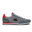 Kappa Men s Neelix 2 Trainers Grey Black Red Mens Footwear Zavvi UK