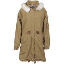 VILA Luxe Women's Bilo Parka - Mustard