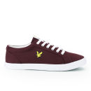 Lyle & Scott Men's Halket Canvas Trainers - Berry