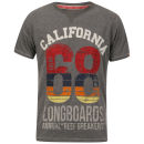 Tokyo Laundry Men's California T-Shirt - Mid Grey Marl