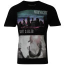 Delta Tribe Men's Midnight Caller Graphic T - Shirt - Black