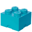 LEGO Aufbewahrungsbox 4er - Azurblau