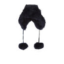 Paul Smith Accessories Women's Shearling Sheepskin Snow Hat - Navy