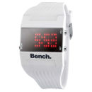 Bench Women's White Strap Digital Watch