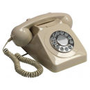 GPO 746 Rotary Dial line Retro Telephone - Ivory - Grade A Refurb