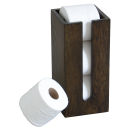 Wireworks Dark Oak Toilet Roll Holder Box