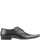 H Shoes by Hudson Men's Larkin Grain Leather Shoes - Black
