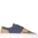 Creative Recreation Men's Cesario Lo Leather Trainers - Navy/Brown