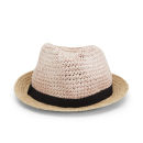 French Connection Women's Sandy Straw Hat - Natural/Blush