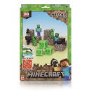 Minecraft Papercraft Over 30 Piece Set - Hostile Pack