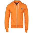 Carter Men's Routine Zip Through Hoody- Tango Marl/White