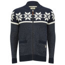 Jack & Jones Men's Rusty Zip Through Cardigan - Black Navy