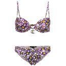 Just Cavalli Women's Pansy Print Bikini - Multi