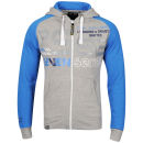 Seven Series Men's Kashy Zip Through Sweat - Grey/Electric