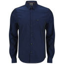 Luke 1977 Men's Marlow Long Sleeved Dress Shirt - Midnight Blue